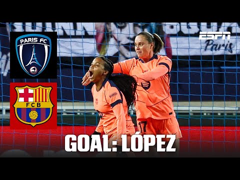GOAL! 0-1:  Vicky López brilliantly puts Barcelona ahead vs. Paris | UEFA Women's Champions League