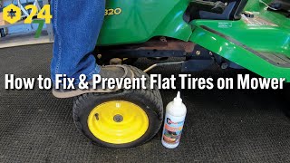 How to Fix & Prevent Flat Tires on Your Mower