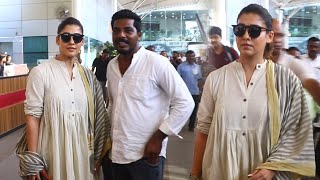 Actress Nayanthara Spotted at Mumbai Airport | Manastars
