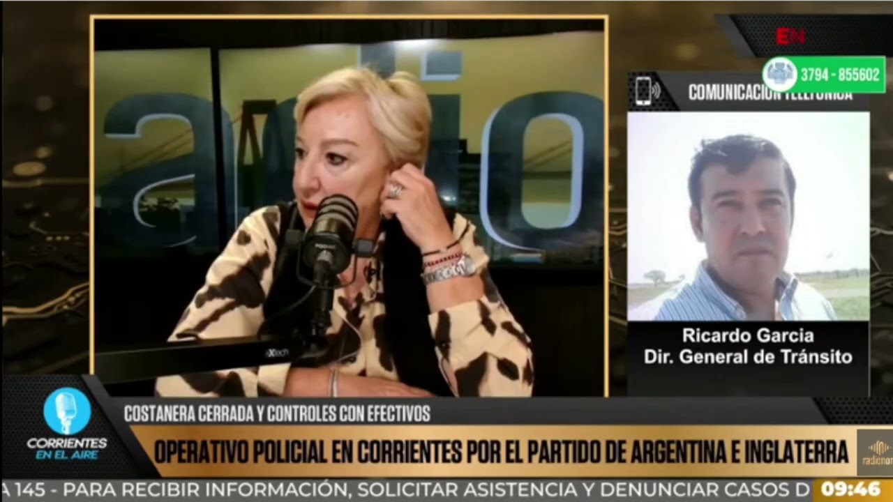 Habrá cortes de tránsito en la Costanera de Corrientes por el partido de Argentina: cómo será el operativo