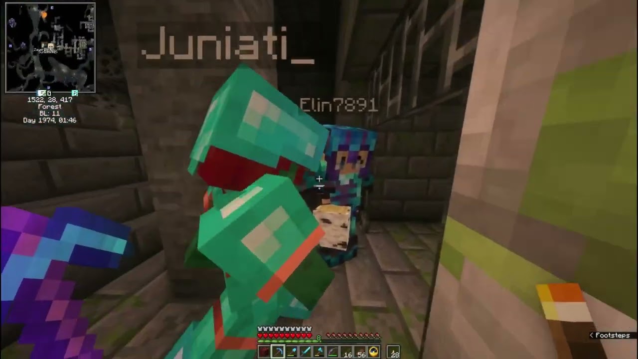 Junicraft Season 3 First Ender Dragon Fight