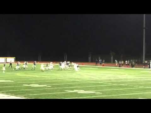 University High School Football Kickoff Return versus Sage