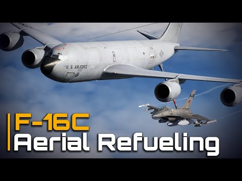 F-16 Aerial Refueling Tutorial | DCS World In-Flight Refueling Guide