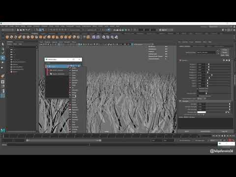Tips and Tricks - Quickly Grass with MASH / Maya - #0007