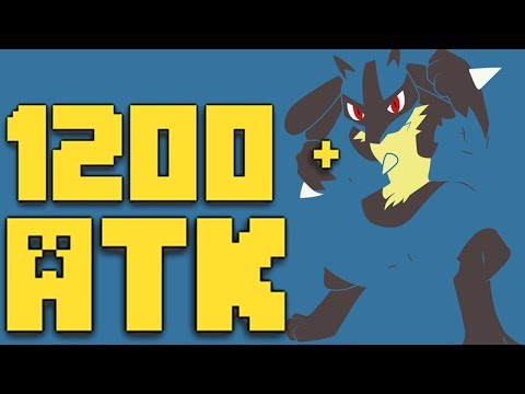 LUCARIO : Como alcançar 1200 de ATAQUE em uma batalha ! - Pixelmon: GearFriends