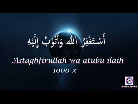 Astasghfirullah wa atubu ilaih 1000 x.            #istighfar #blackUZBw