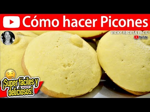 Cómo hacer PICONES Pan Dulce Mexicano | #VickyRecetaFacil Video