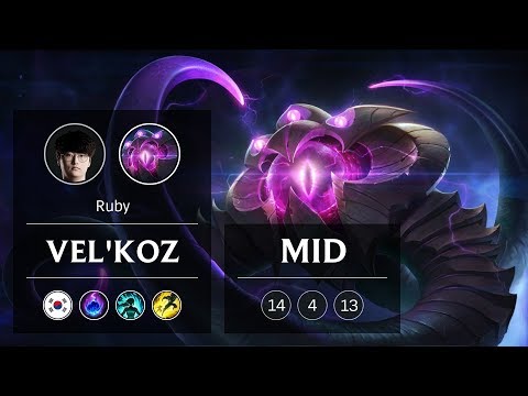 Vel'Koz Mid vs Galio - KR Challenger Patch 9.1