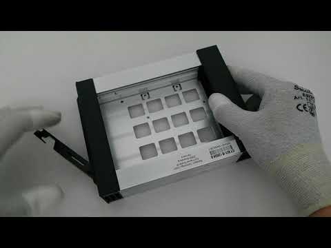 ICYBOX IB-129SSK-B Icy Box mobilus stovas skirtas 3.5/2.5 SATA/SAS HDD, Juodas video