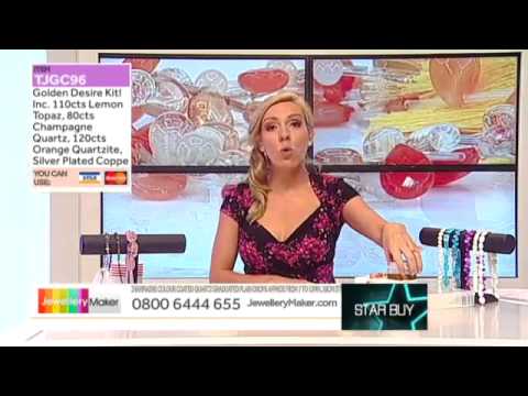 Herkimar and Rose Quartz for jewellery making: JewelleryMaker Late Show LIVE 07/05/2014