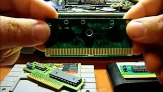 What is inside retro game cartridges?