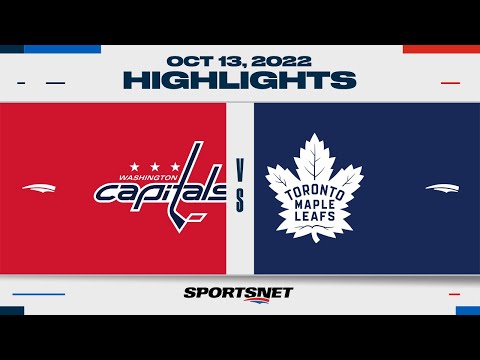 NHL Highlights | Capitals vs. Maple Leafs - October 13, 2022