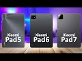 Xiaomi Pad 7 VS Xiaomi Pad 6 VS Xiaomi Pad 5