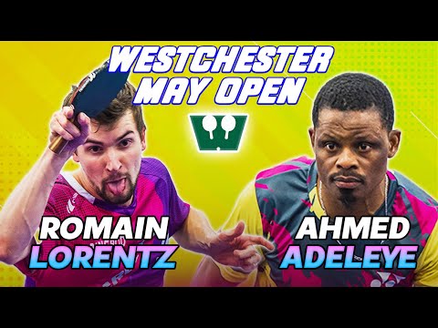 Romain Lorentz Vs. Ahmed Adeley Table Tennis Center May 2023 Open Semi Final 4K HD!