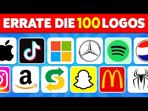 Errate das Logo in 3 Sekunden | Einfach, Mittel, Schwer, Unmöglich | Logo-Quiz 2025