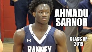 Ahmadu Sarnor Makes Jersey Debut! 20 Points | Ranney School - Class of 2019 Basketball