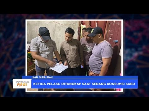 POLSEK SIAK HULU TANGKAP 3 ORANG PESTA NARKOBA
