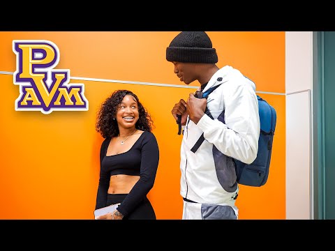 RIZZING EVERY PRETTY GIRL AT PRARIE VIEW A&M UNIVERSITY !!