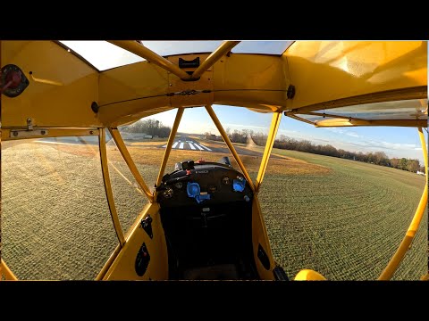 Real Stick & Rudder Flying, No Instruments, No Problem... The Piper J3 Cub