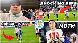 Sunderland vs Leicester 0-1 HOME FANS BANTER VARDY |RIGG MOTM | SHOWED TOO MUCH RESPECT FIRST HALF.