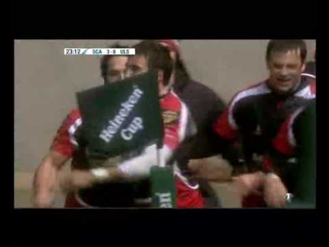 Scarlets v Ulster HEC 12/12/2008 Ian Humphreys Try