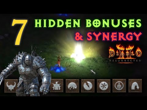 7 Skills with Hidden Bonus & Synergy for Diablo 2 Resurrected