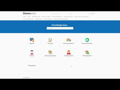 Shopware 6 - Knowledge Base plugin - made by Extensionware