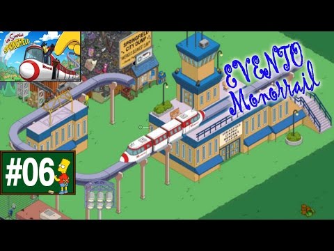 Los Simpson Springfield "Monorrail: Cap. 6 - Conseguir 5 Trozos de Vía y Nivel 17 Amistad" por Tony