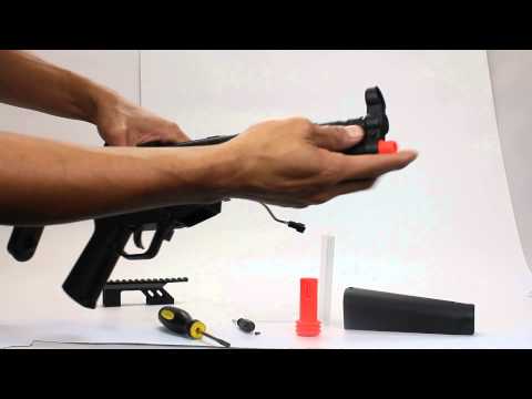 Hitguns.com - Teaches you how to fix the Orange Tip on CM023 Airsoft Gun