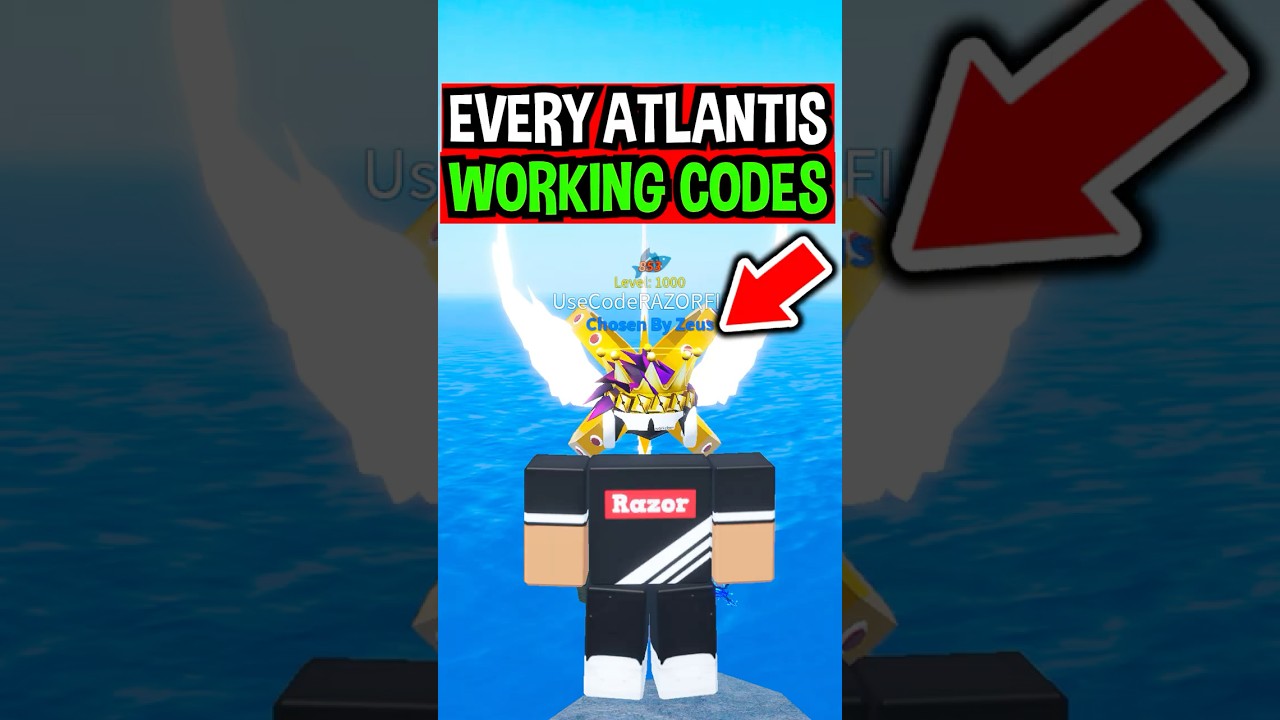 EVERY NEW ATLANTIS CODES in Roblox Fisch..