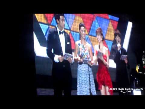 130309 Music Bank in Jakarta - MC Talk