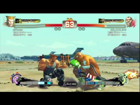 x3Terror (Guile) Vs ICE_MAN_213 (Balrog) SSF4 AE Ranked Matches - PSN