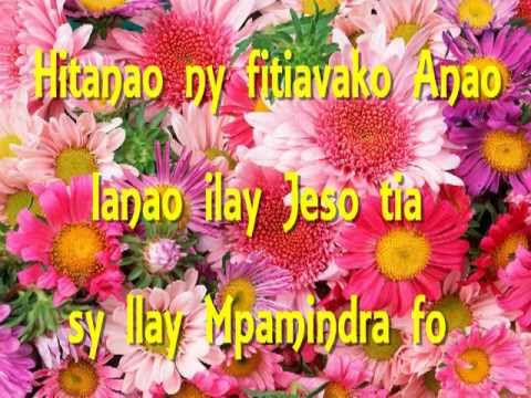 NY FITIAVAKO ANAO - Antsapraise Antsa an'i Kristy  (avec PAROLES)