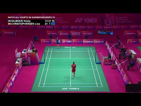 Match Point - Line Christophersen vs Kirsty Gilmour - WS SF #EBC21​