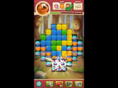 Toon Blast Level 7671 - NO BOOSTERS 🐻🐺🐱 | SKILLGAMING ✔️