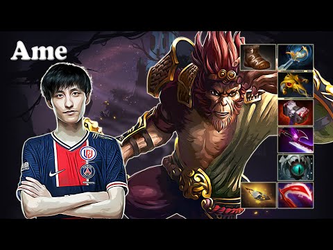 Ame - Monkey King Safelane | Dota 2 7.30b Gameplay