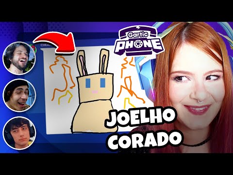 GARTIC PHONE DA ZOEIRA COM OS YOUTUBERS (ft jazzghost, pedrodbr e lggj)