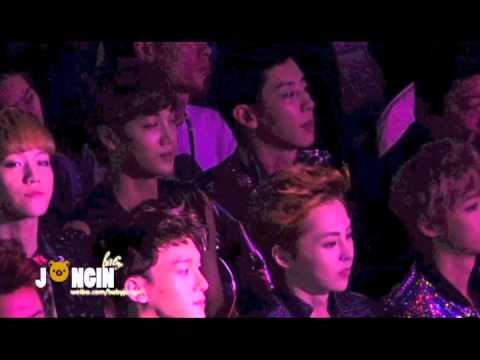 [Fancam] 130414 13th Top Chinese Music Awards - KaiBaek swaying 【babyJONGIN】