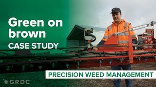 Green on brown case study: Precision weed management