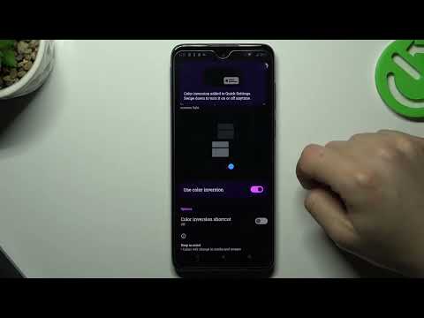How to Change System Colors in Motorola System? Open Accessibility Options & Invert Colors!