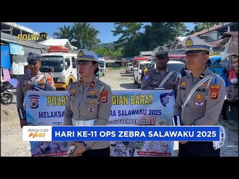 PENDEKATAN HUMANIS &amp; EDUKASI POLRES SERAM BAGIAN BARAT PADA HARI KE-11 OPERASI ZEBRA SALAWAKU 2025
