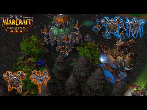 WC3 2v2 Hankk (OR) & Lubber (UD) vs DaRe (OR) & BlaST9Z (NE)