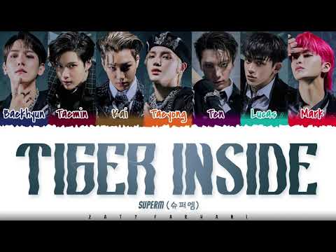 SuperM - 'TIGER INSIDE' Lyrics [Color Coded_Han_Rom_Eng]