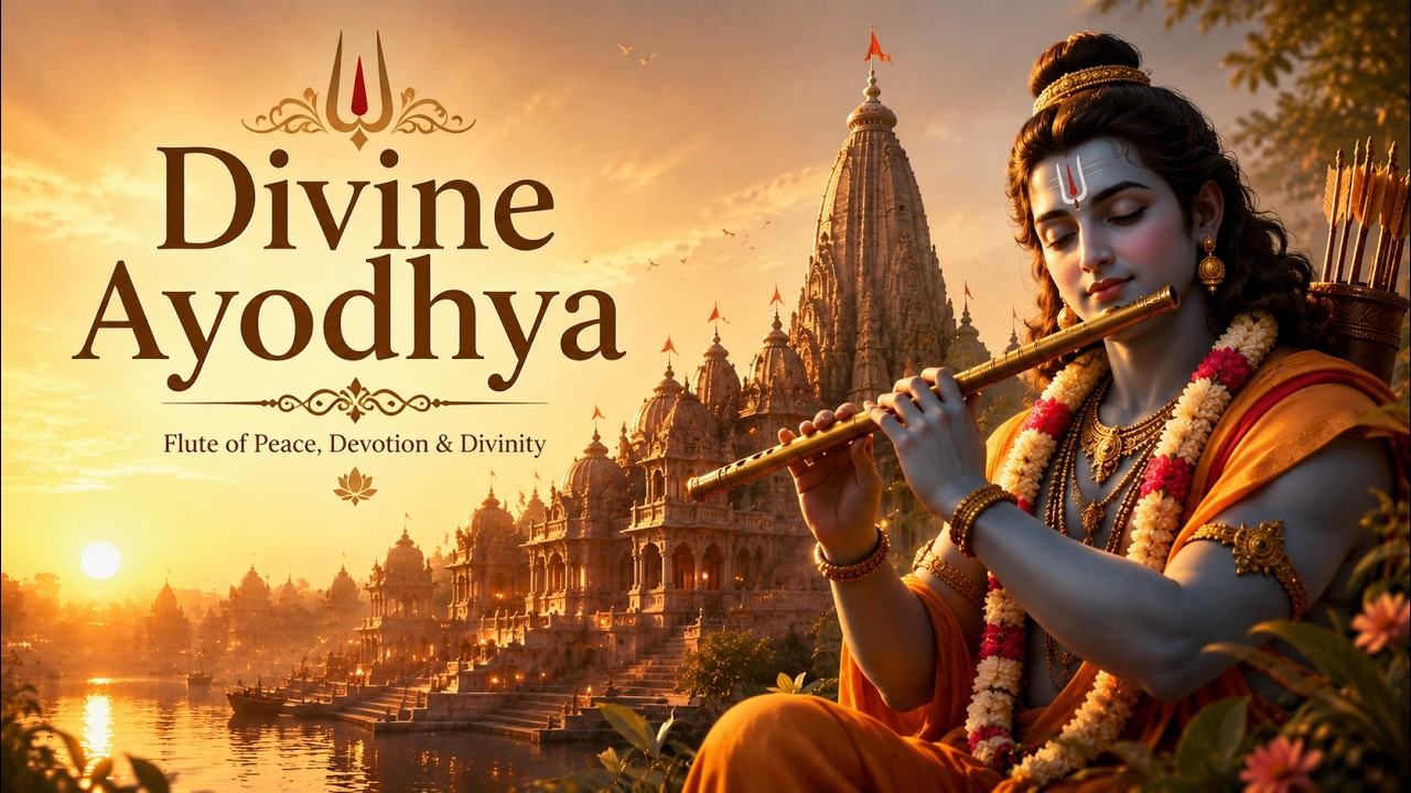 Ayodhya Flute Music - Divine Ram Mandir Instrumental - Shri Ram Meditation