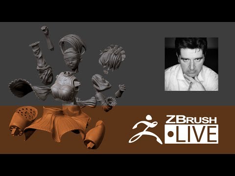 2B from NieR Automata #10: preparing for 3D printing part 1 - Fan Art sculpting with ZBrush