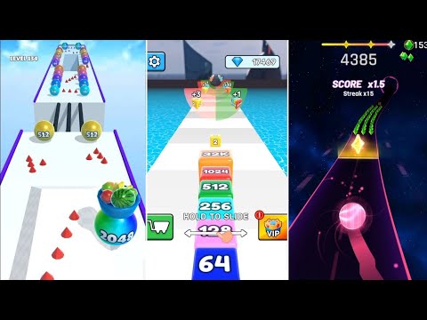 Jelly Run 2048 vs Ball run 2048 vs Dancing Rod | Ultimate 2048 Game Challenge! #1