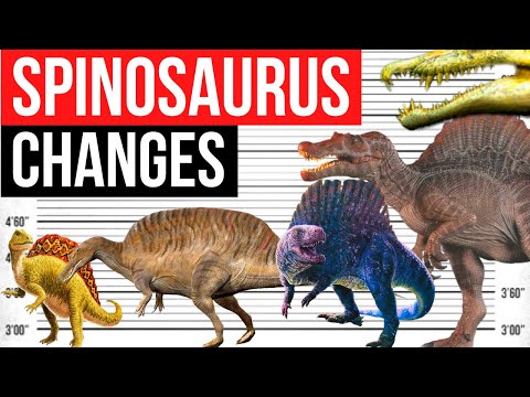 How Change Spinosaurus Through the Years | Comparison