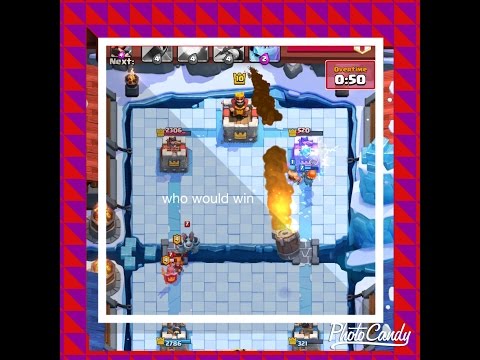 Clash Royale gameplay/ no skill player