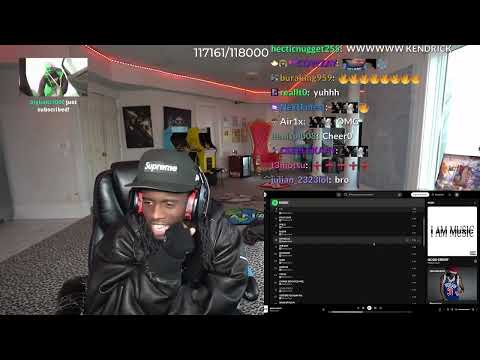 KAI CENAT REACTS TO GOOD CREDIT | Playboi Carti FT. Kendrick Lamar