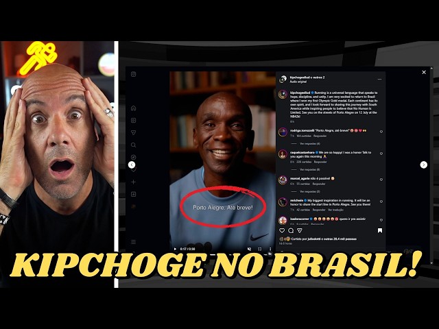 KIPCHOGE VAI CORRER em PORTO ALEGRE!